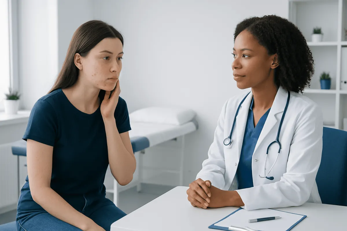 How to recognize a cycle-related pattern — menstrual pimples