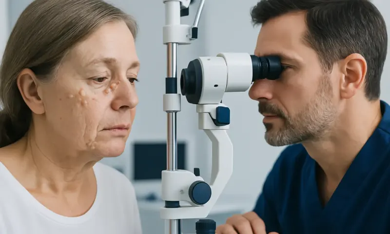 How to recognize symptoms and typical features — skin tags around eyes