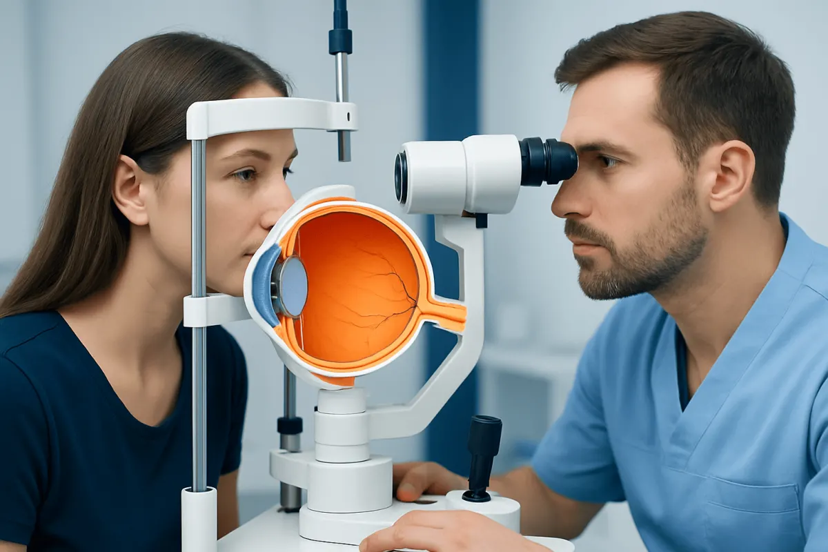 Main parts of the eye ball — eye ball