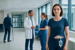 A Nephrostomy Tube Drains the Kidney When Urine Is Blocked