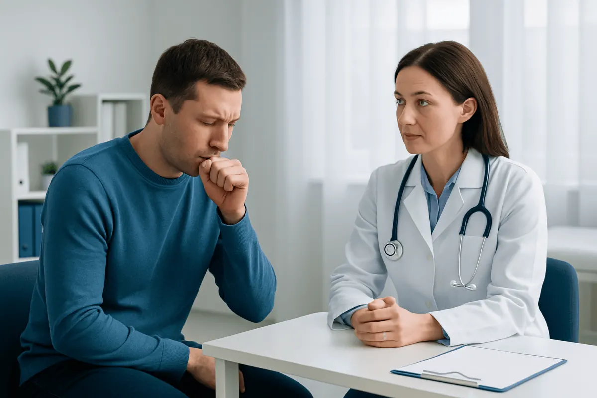 Possible causes of cough — cough