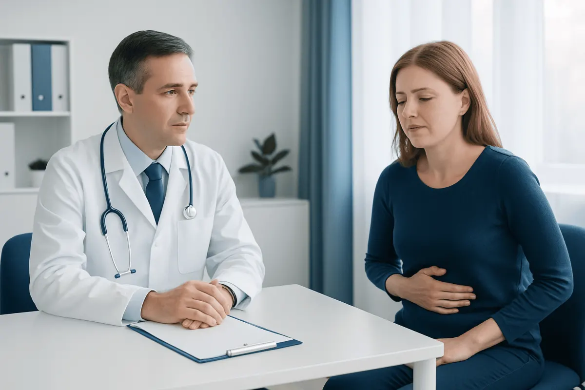 Possible symptoms and what they can indicate — contracted gallbladder