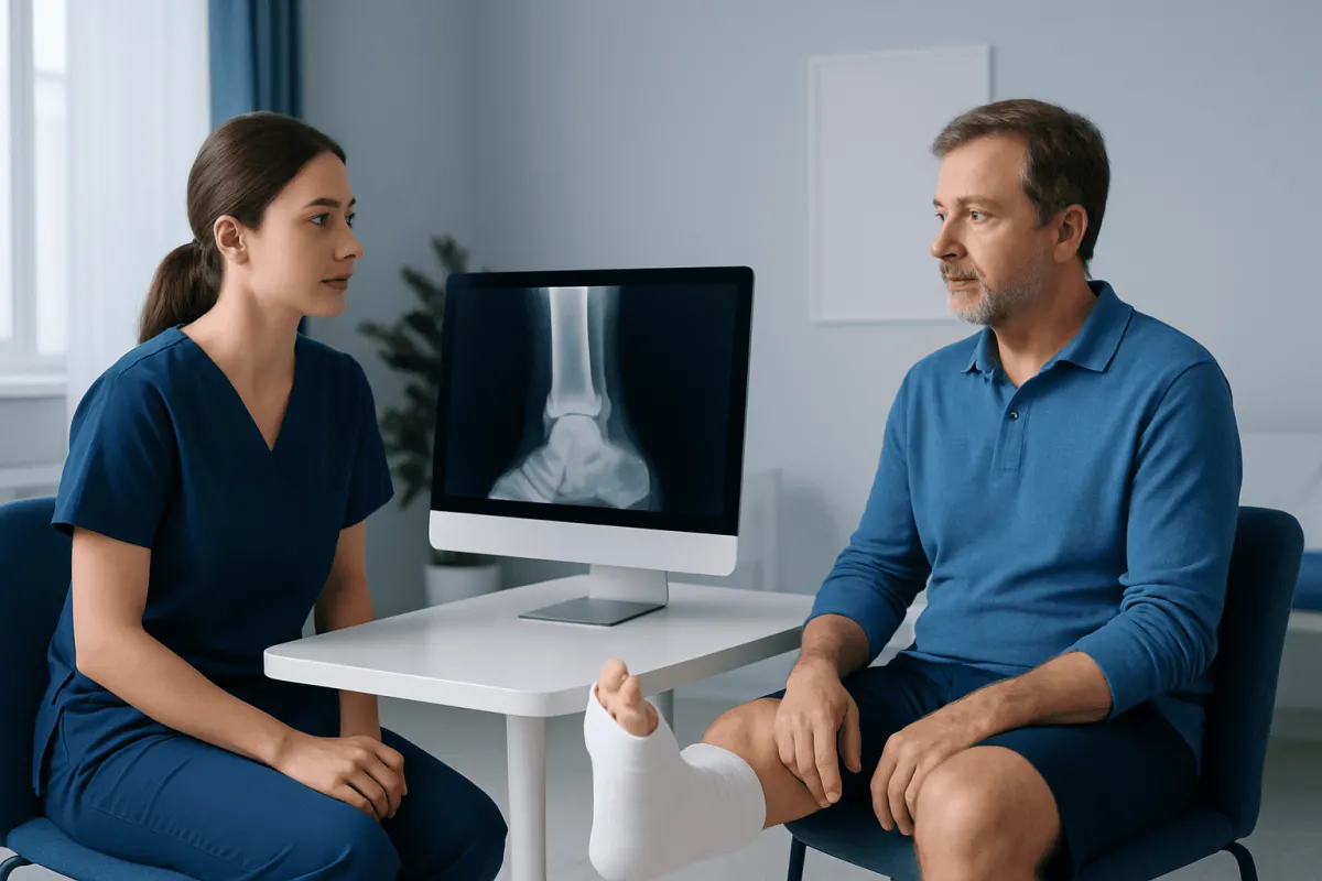 Preparation and how the ankle X-ray works — xray fractured ankle