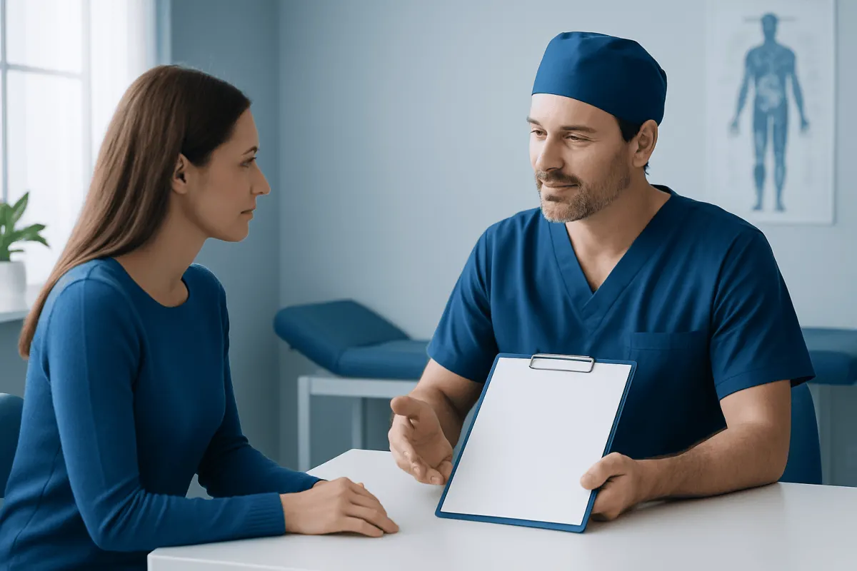 Private surgery step by step — private surgery