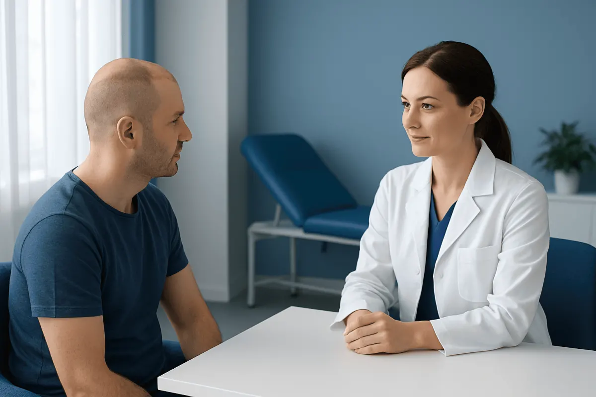 Procedure Day and Early Healing: Days 0 to 14 — hair transplant healing timeline