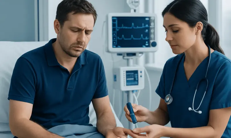 Recognizing Low and High Blood Sugar — diabetic attack
