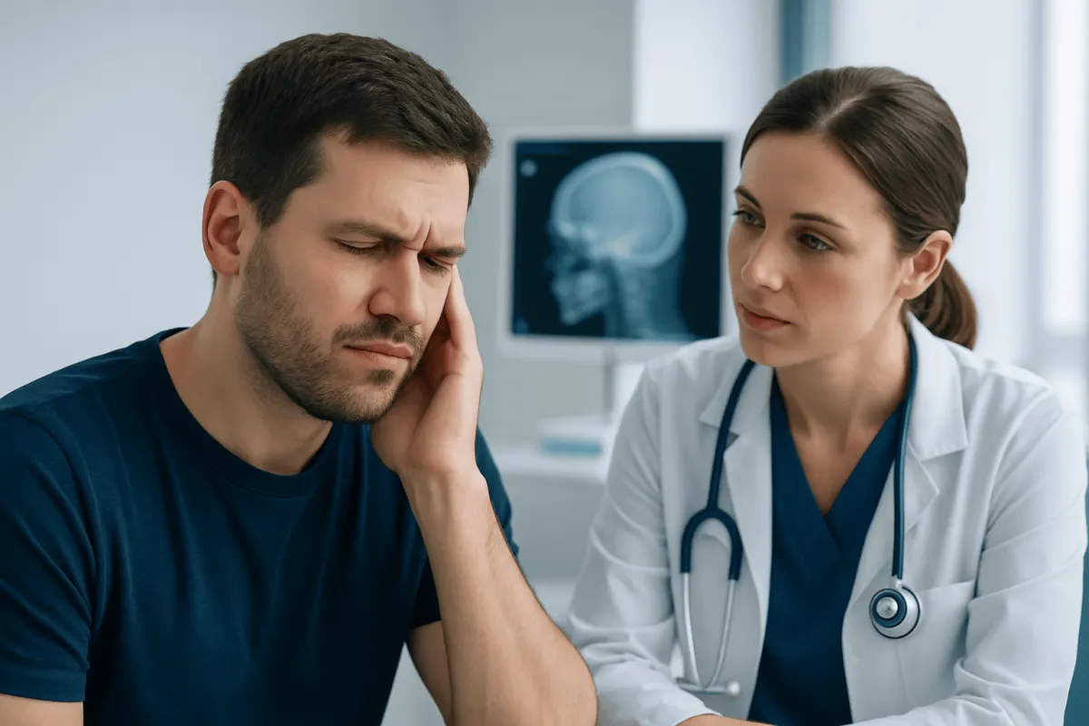 Signs and symptoms of mastoiditis — mastoiditis