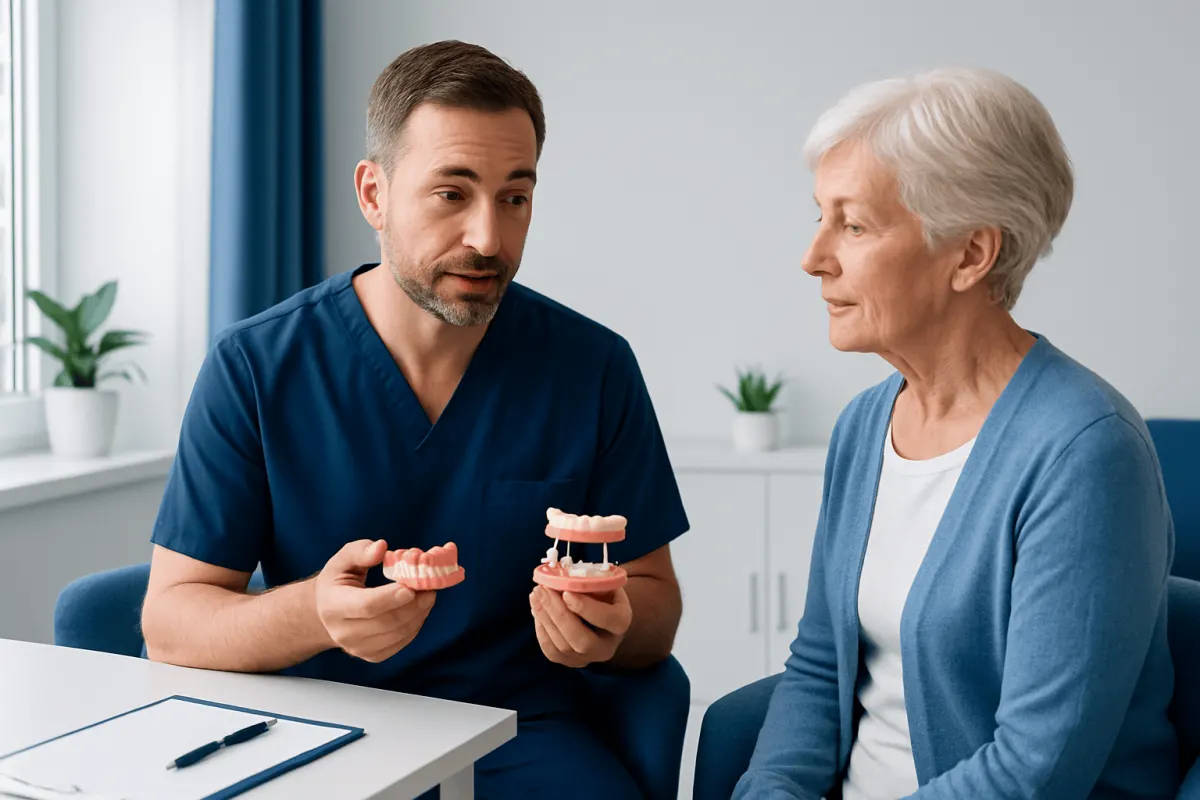 Stability for chewing, speech, and confidence — All-on-4 vs removable dentures