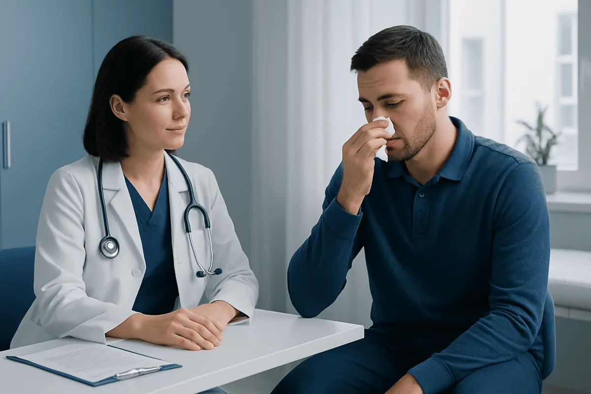 Step-by-Step: How to Stop a Nosebleed Safely — how to stop a nosebleed