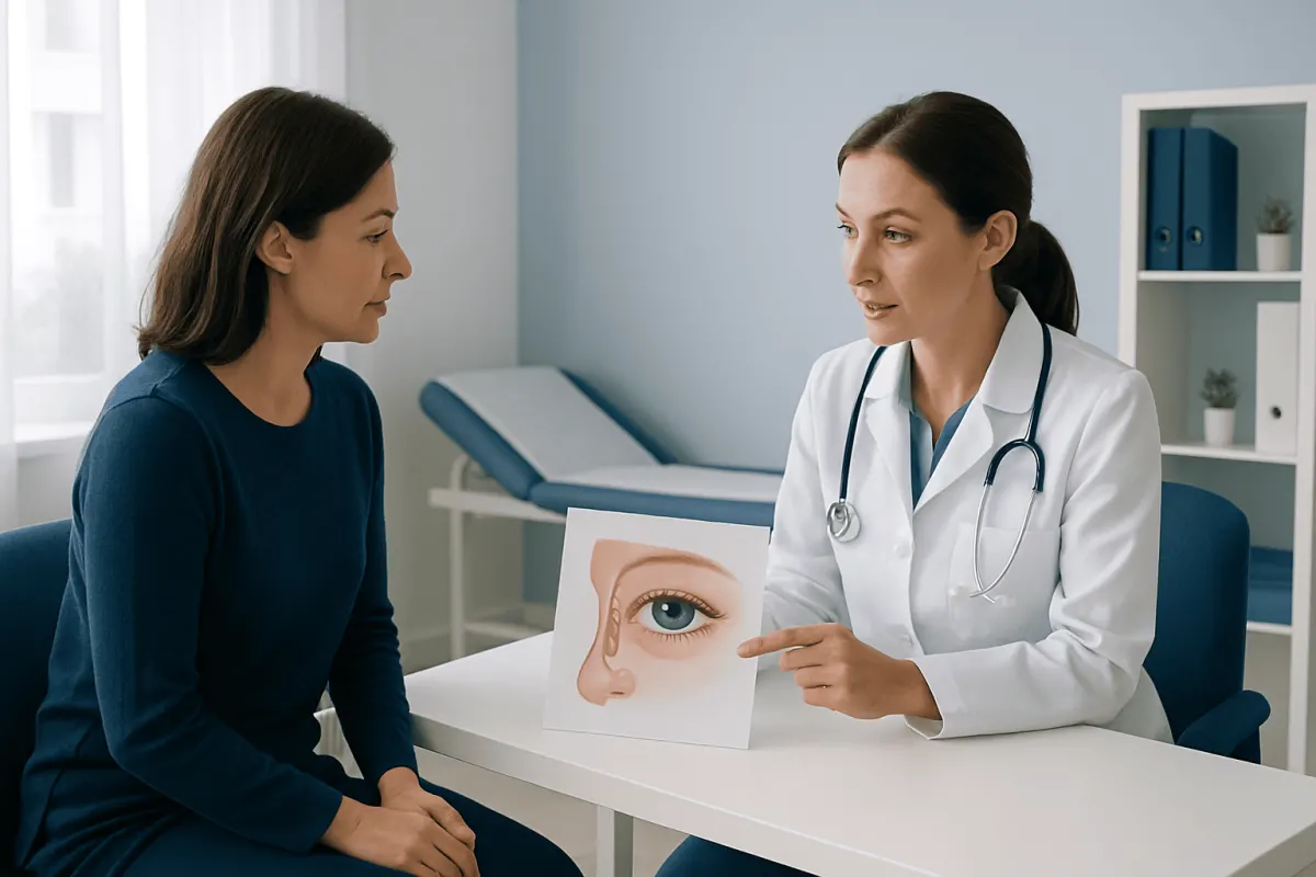 Symptoms and Causes of a Closed Valve of Hasner — valve of hasner