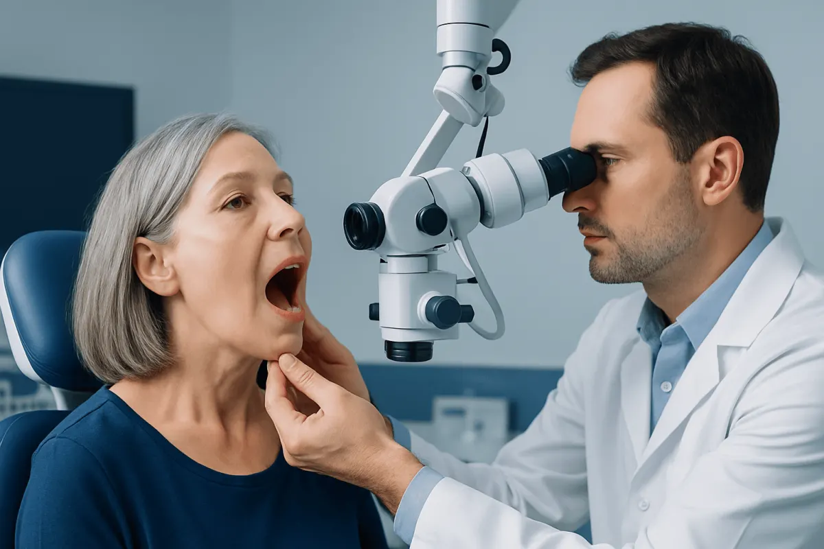Symptoms and changes that may suggest a mouth tumor — mouth tumor