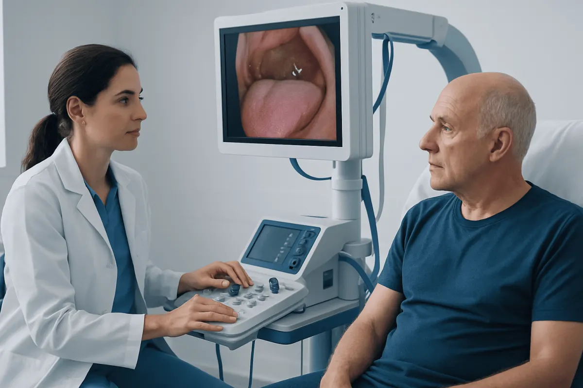 Symptoms and how diagnosis is confirmed — stage 4 tongue cancer