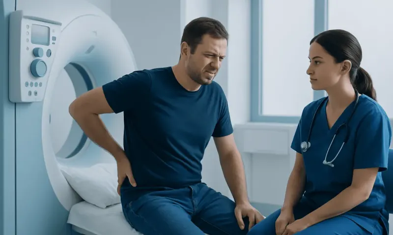 Symptoms and how they may feel — lumbago with sciatica
