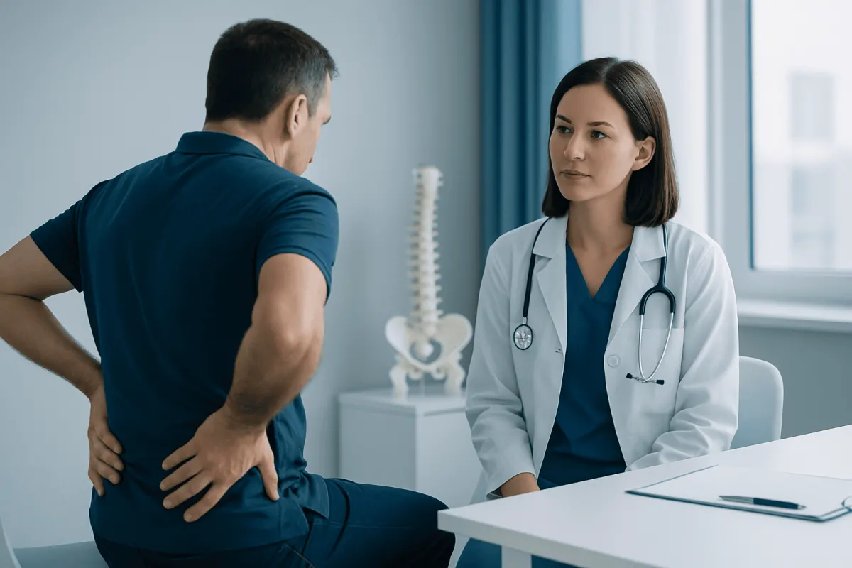 Symptoms and possible effects on movement — sacralization