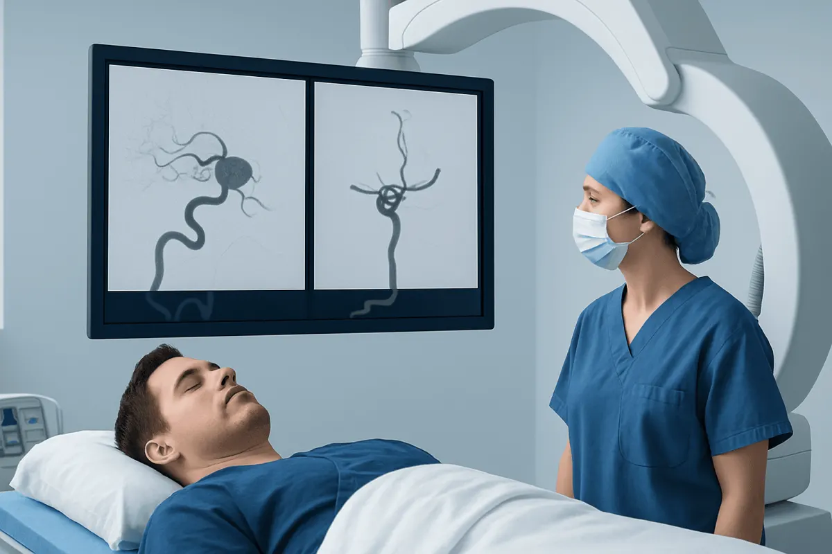 Symptoms and Rupture Warning Signs — brain aneurysm coiling vs clipping