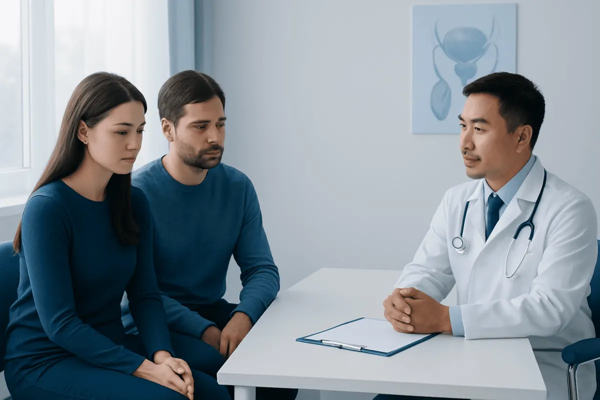 Symptoms and signs — azoospermia