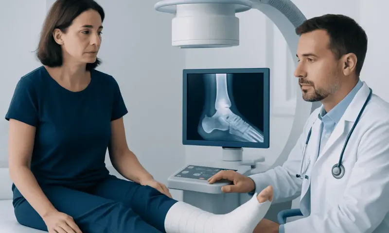 Symptoms and signs — ankle fracture