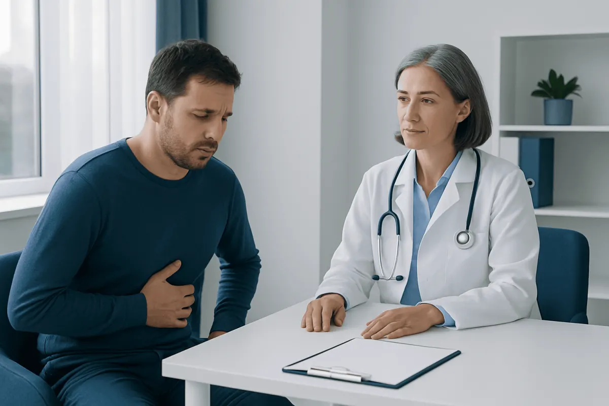 Symptoms and signs linked to abnormal gastrin — gastrin