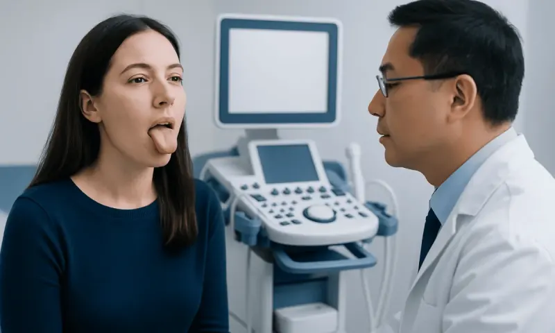 Symptoms and signs that can happen with a tongue ulcer — sore ulcerated tongue