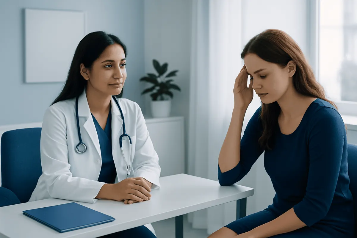 Symptoms and timing to watch for — migraine and menses
