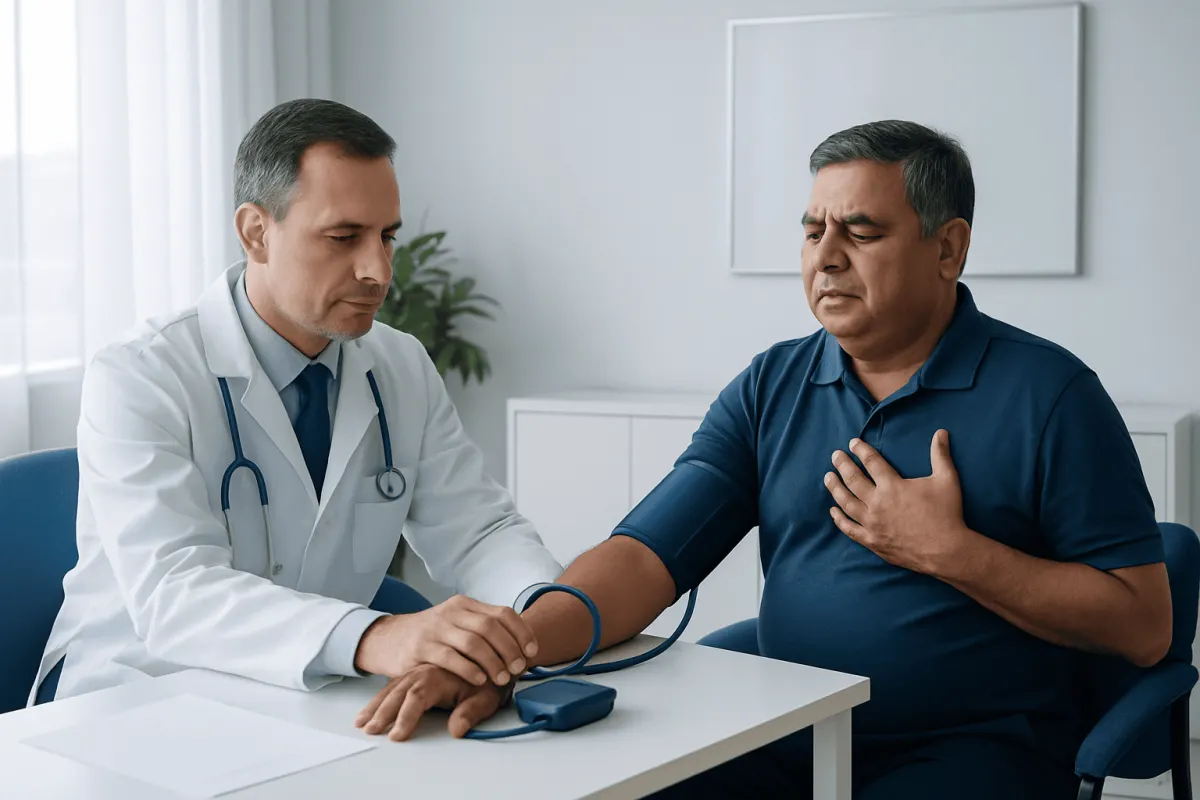 Symptoms Matter More Than the Reading — blood pressure while heart attack