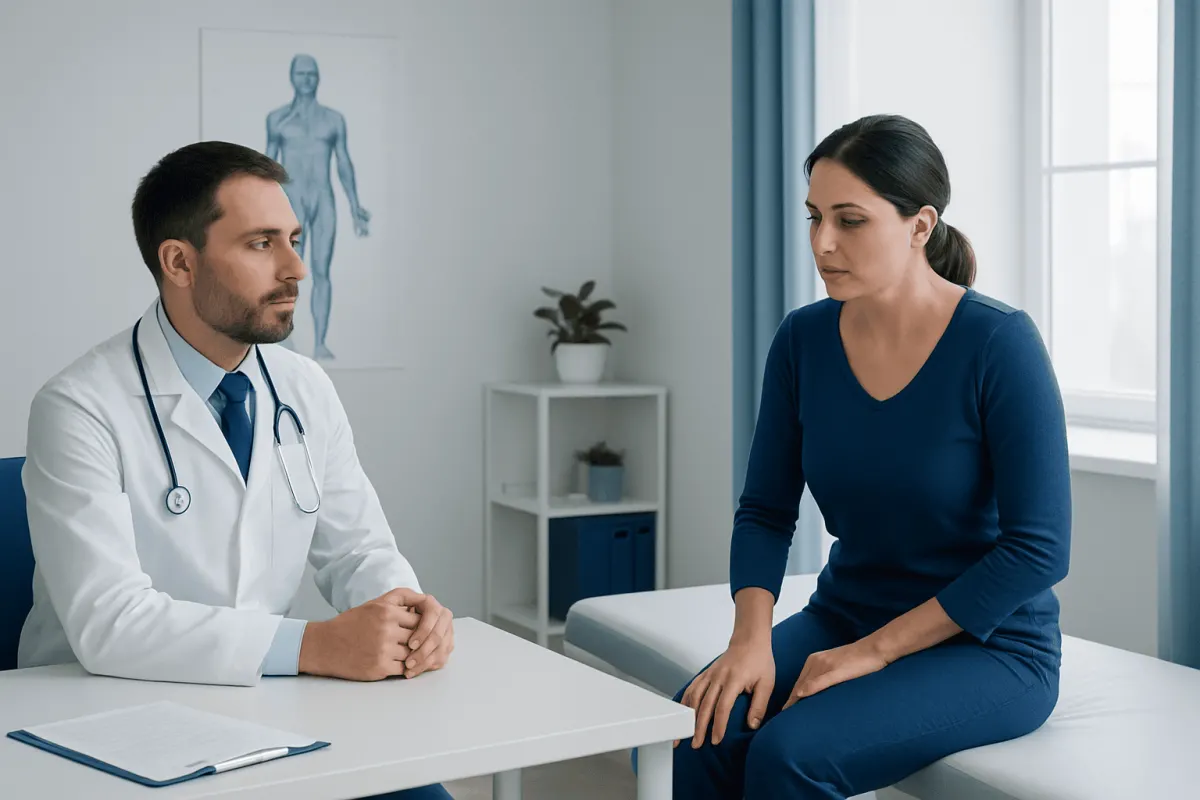 Symptoms of gracilis muscle problems — gracilis muscle