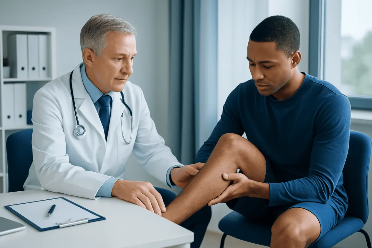 Symptoms of soleus muscle strain or irritation — soleus muscle