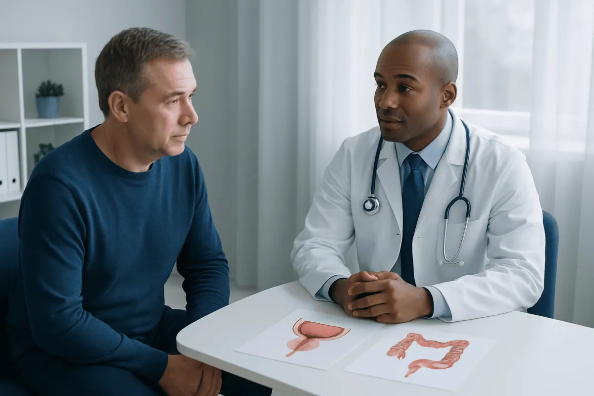 Symptoms That May Help Differentiate Them — prostate cancer vs colon cancer