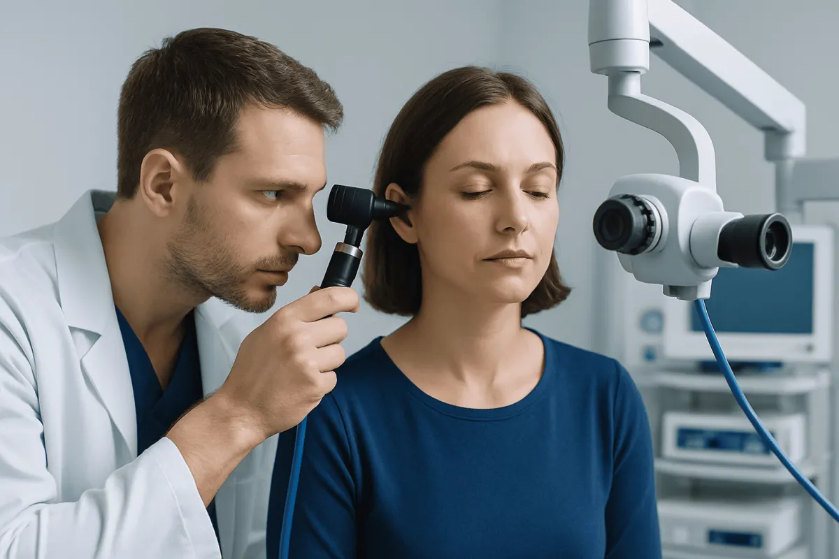 Symptoms that may occur with a red eardrum — red eardrum