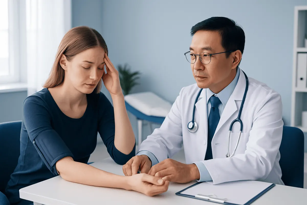 Symptoms That May Point to Dehydration or a Blood Pressure Problem — can dehydration cause high blood pressure