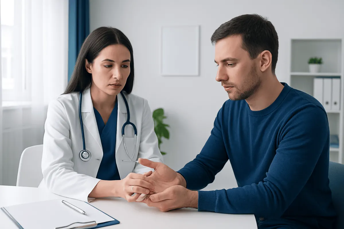 Symptoms That Need Attention — squash hands