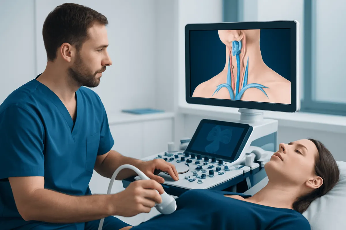The two main laryngeal nerve branches — laryngeal nerve