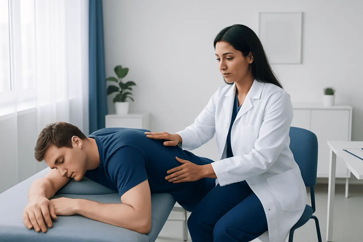 What a session involves — postural drainage