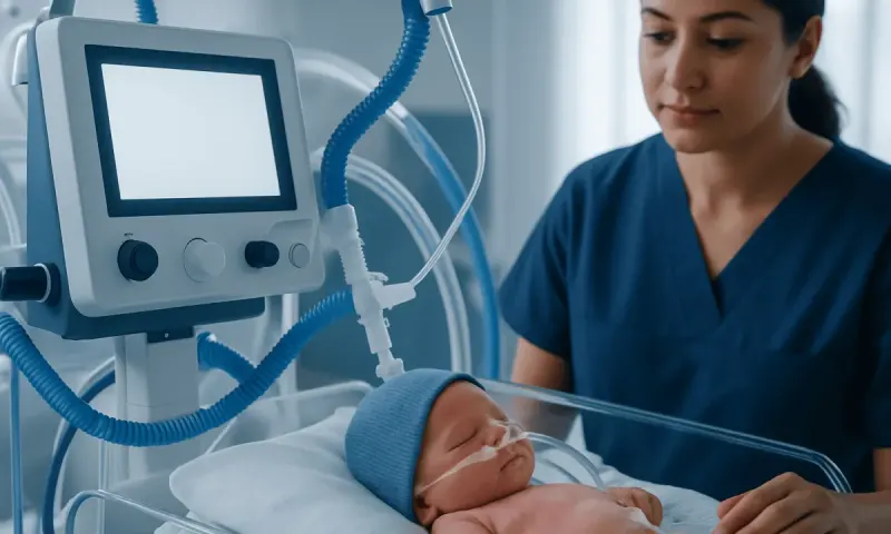 What are the symptoms of infant respiratory distress syndrome? — treatment of respiratory distress in newborns