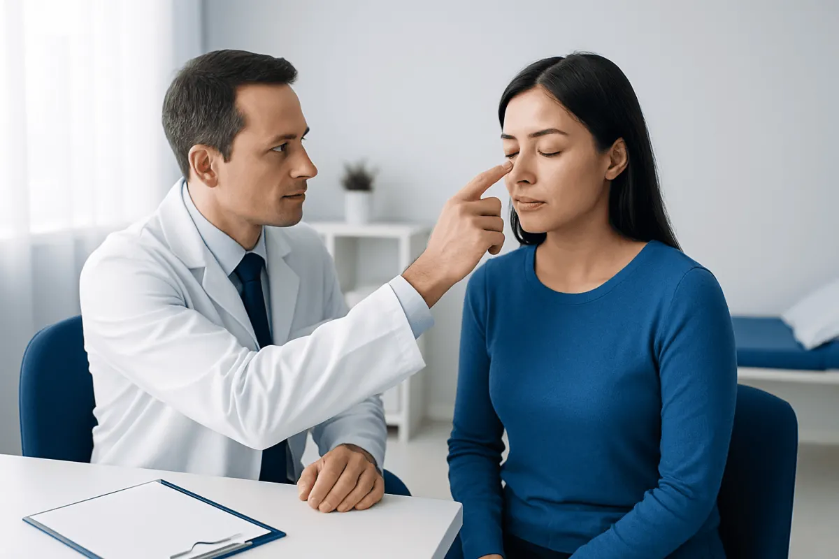 What are the symptoms of stage 1 nasal cancer? — sinus cancer symptoms