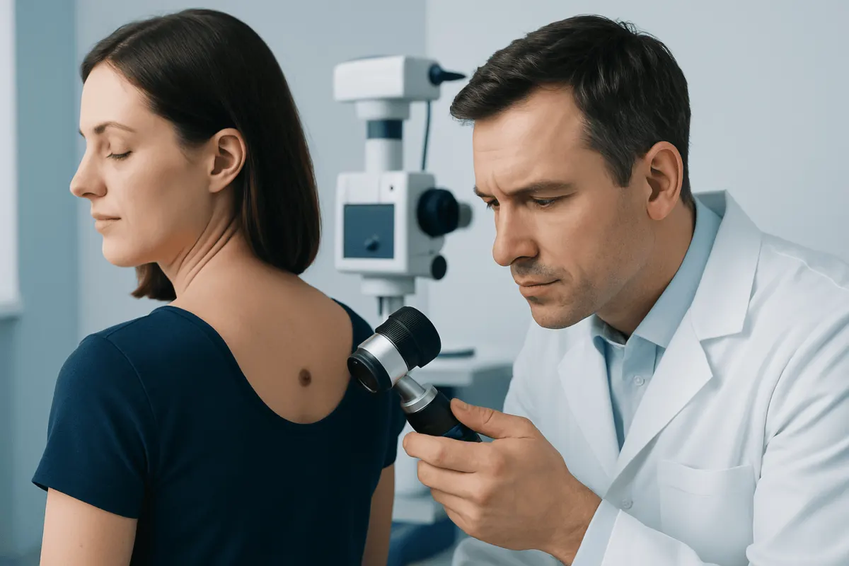 What Benign Moles Usually Look Like — skin cancer vs benign moles
