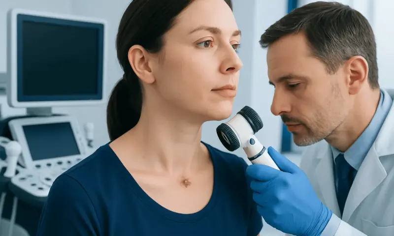 What Does Early Skin Cancer Look Like on the Neck? — skin cancer on neck