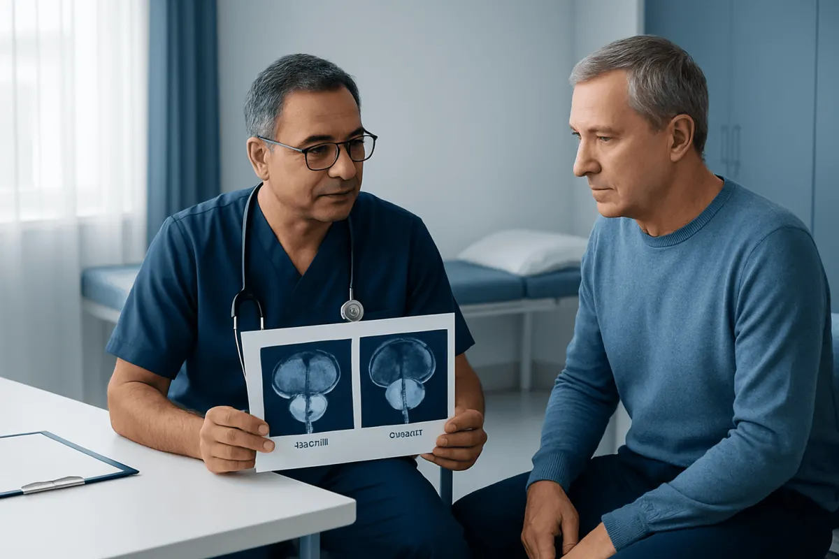 What is the difference between a normal prostate MRI and cancer? — normal prostate mri vs cancer