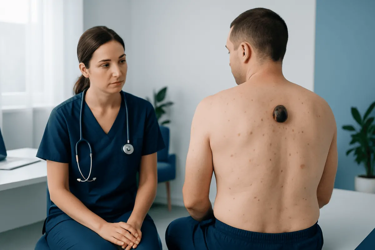 What It May Look and Feel Like — super giant blackheads on back