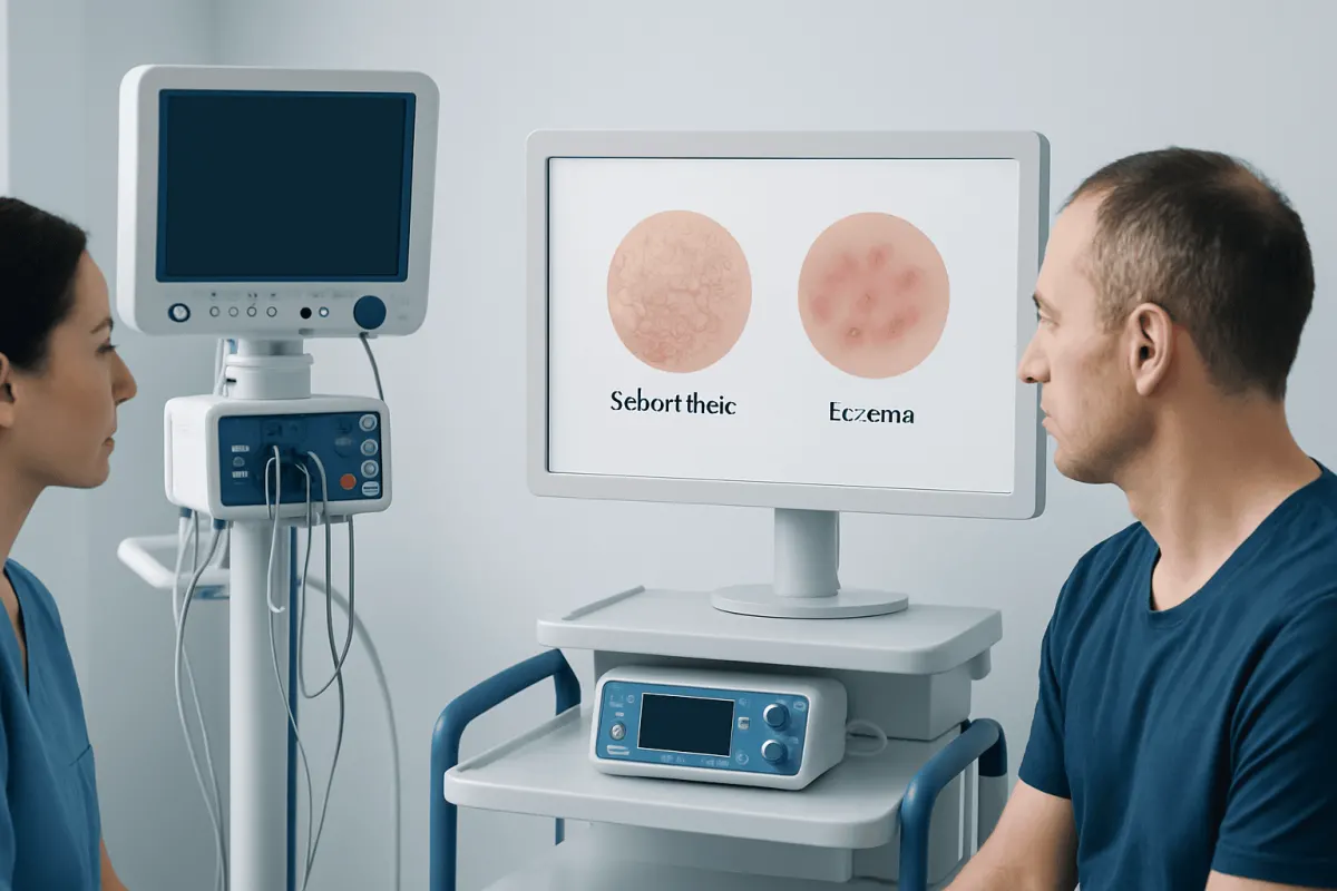What Seborrheic Dermatitis Usually Looks and Feels Like — seborrheic dermatitis vs eczema