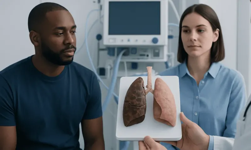 What Smoking Does Inside the Lungs — smoking lungs vs healthy