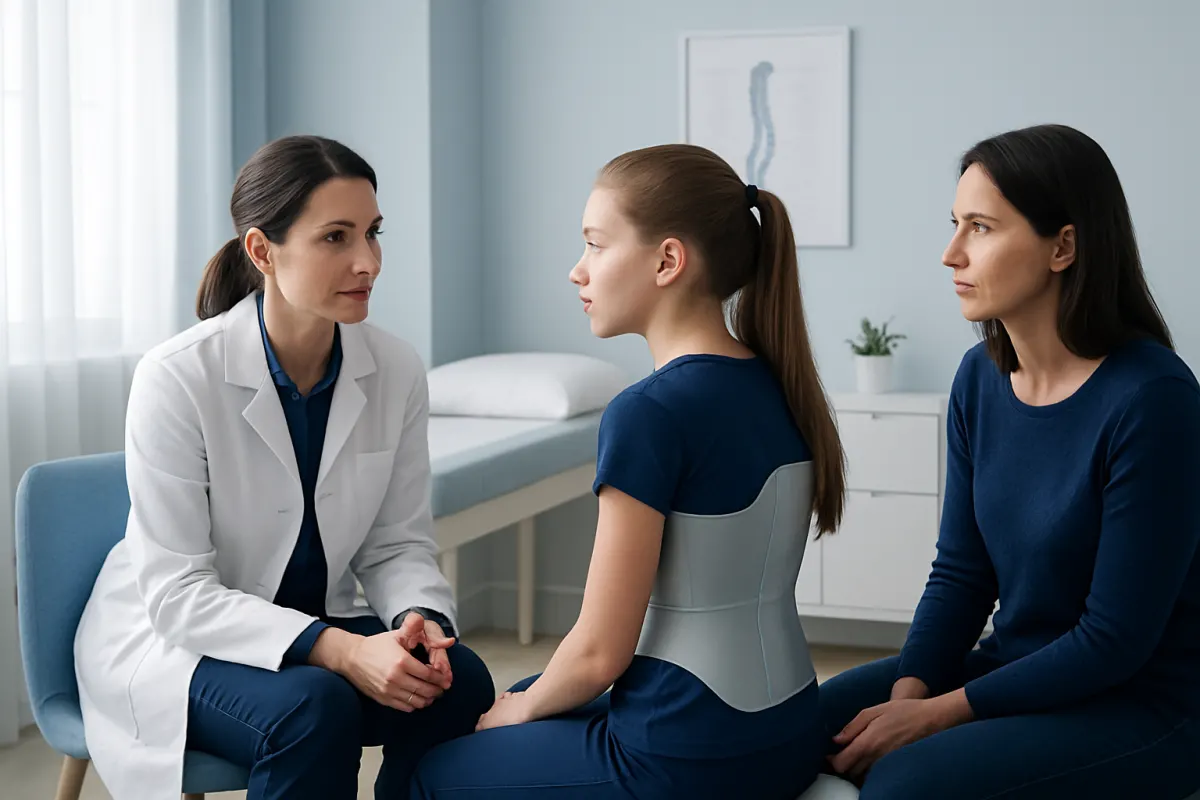 What symptoms and signs families may notice — scoliosis bracing in children and teens