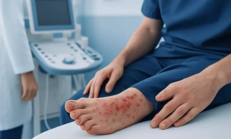 What the Rash May Look and Feel Like — rash on top of feet