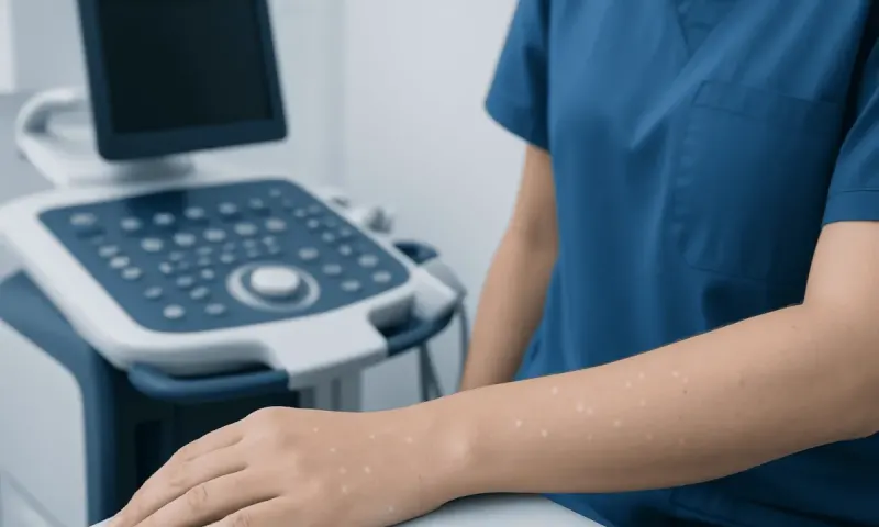 What white spots may look like — vitamin deficiency small white spots on skin