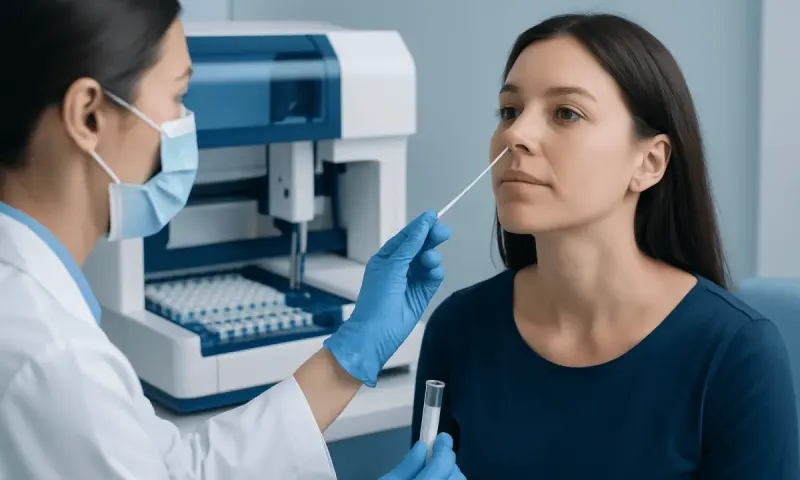 When a flu test may be recommended — flu test