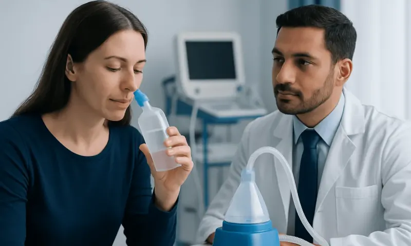 When a saline sinus rinse may help — saline cleanse sinus