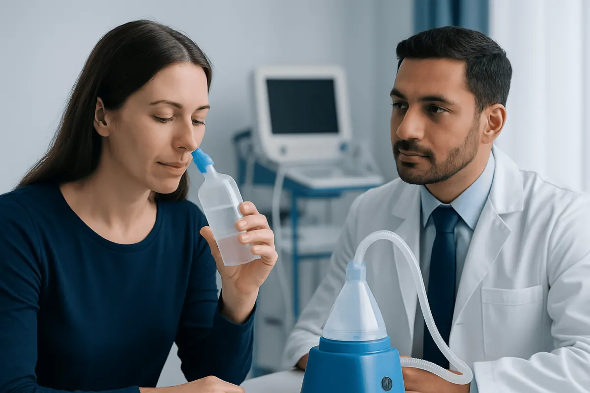 When a saline sinus rinse may help — saline cleanse sinus