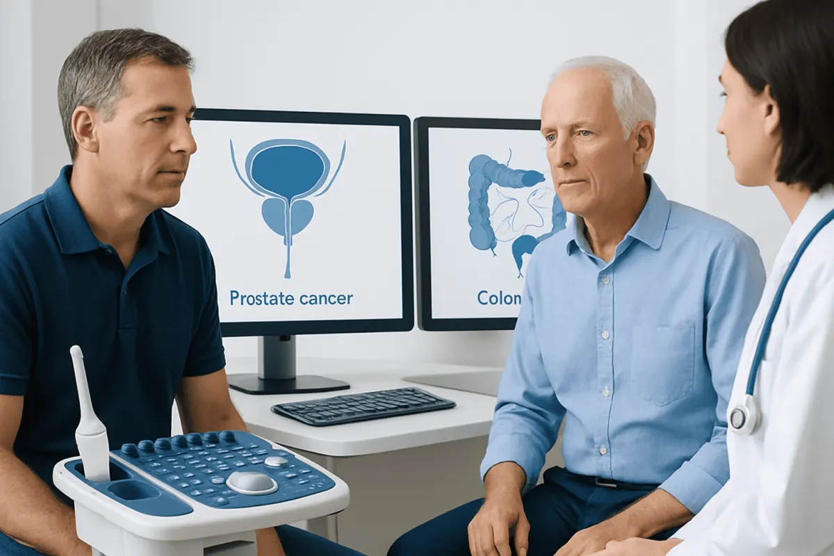 Where These Cancers Start and How They Behave — prostate cancer vs colon cancer