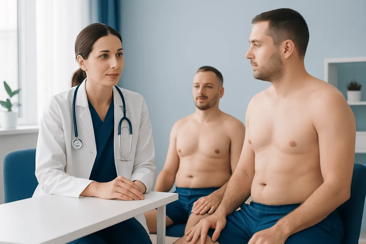 Who Is a Good Candidate for Liposuction? — lipo male before after