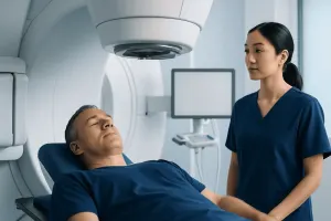 Radiation Therapy for Esophageal Cancer, From Planning to Sessions